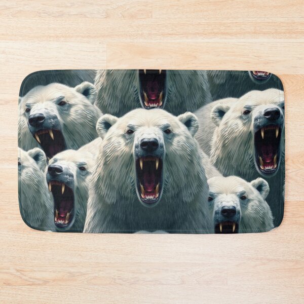 Item preview, Roaring Polar Bear Pattern designed and sold by pUNKnown.