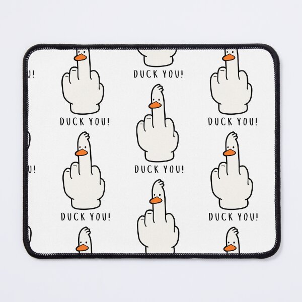Item preview, Duck You Middle Finger Duck Meme | Funny Rude Goose Hand Art designed and sold by kuwagatamushi.