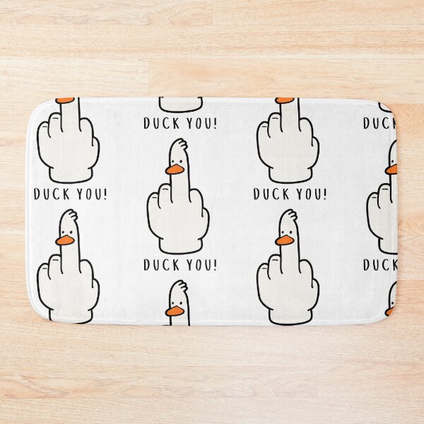 Item preview, Duck You Middle Finger Duck Meme | Funny Rude Goose Hand Art designed and sold by kuwagatamushi.