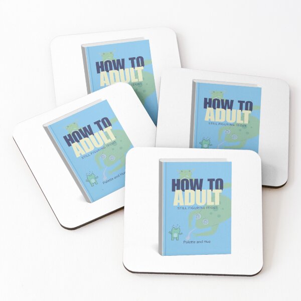 Item preview, How to Adult – Still Figuring It Out Funny Frog Design designed and sold by Palette & Hue.