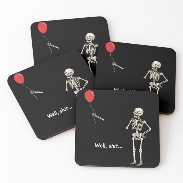 Item preview, Skeleton Lost Balloon Funny Halloween Quote designed and sold by Khescoiu.