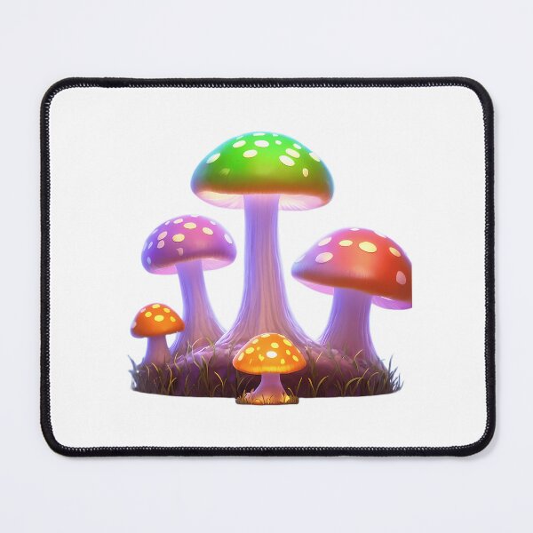 Item preview, Bioluminescent Mushrooms designed and sold by wyli-eblow.