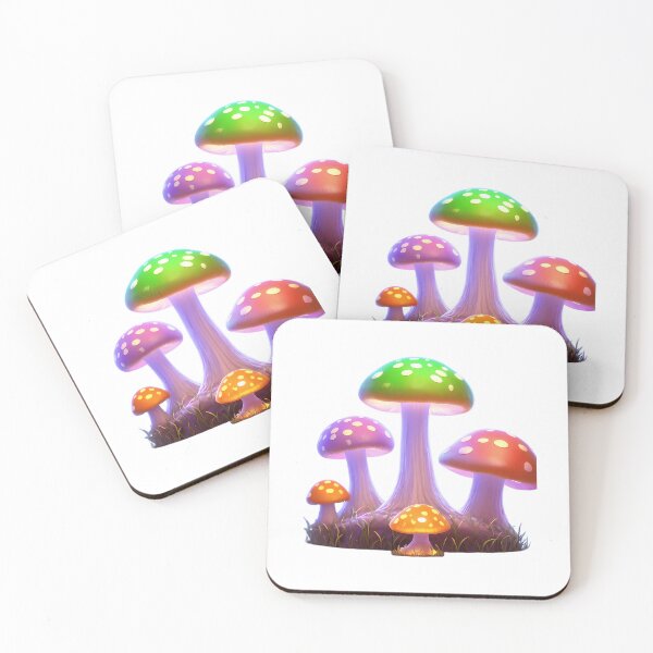 Item preview, Bioluminescent Mushrooms designed and sold by wyli-eblow.