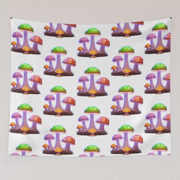 Item preview, Bioluminescent Mushrooms designed and sold by wyli-eblow.
