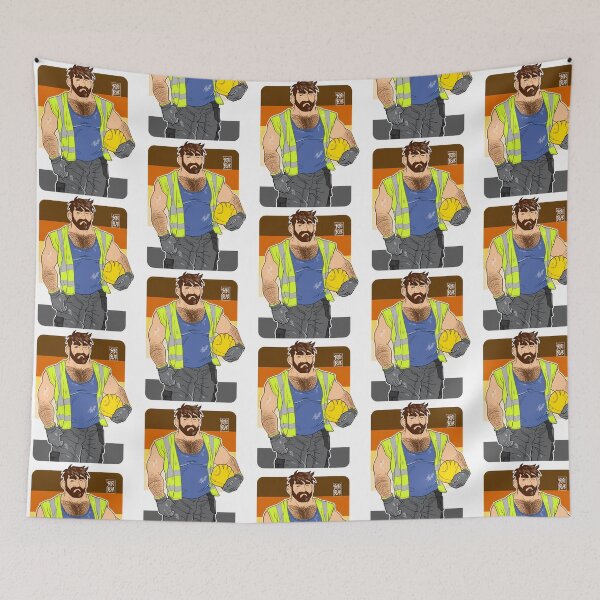 Item preview, Adam Likes Work - Bearpride designed and sold by ericka-devito.