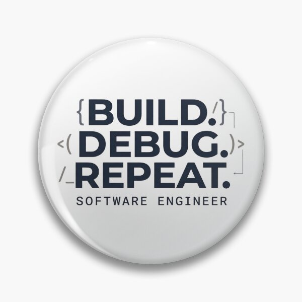 Item preview, Build Debug Repeat | Software Engineer designed and sold by Amr Darwish Graphic designer.