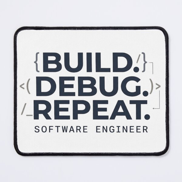 Item preview, Build Debug Repeat | Software Engineer designed and sold by Amr Darwish Graphic designer.