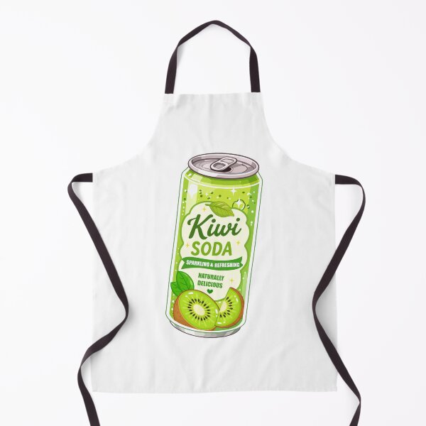 Item preview, Cute Kiwi Soda Clipart PNG designed and sold by KJackArtwork.
