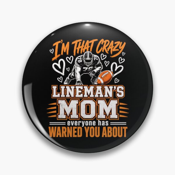 Item preview, football mom warning you about this bold game day art designed and sold by ROUX-ART.