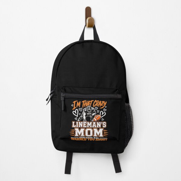 Item preview, football mom warning you about this bold game day art designed and sold by ROUX-ART.