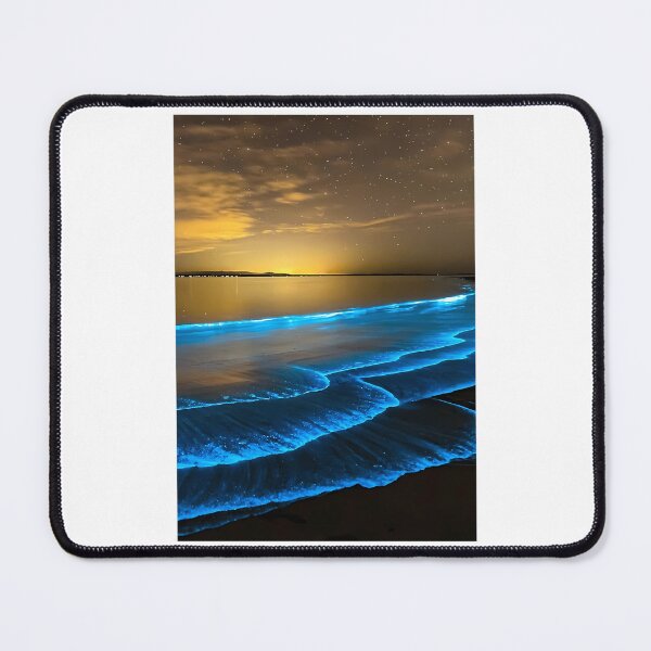 Item preview, Bioluminescent Plankton Ocean Waves Jervis Bay Australia Aussie designed and sold by wyli-eblow.