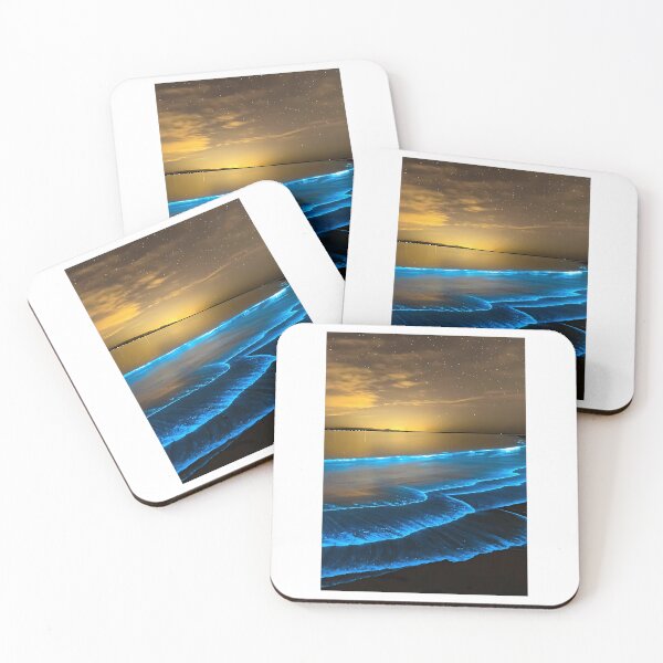 Item preview, Bioluminescent Plankton Ocean Waves  Jervis Bay Australia  Aussie designed and sold by wyli-eblow.