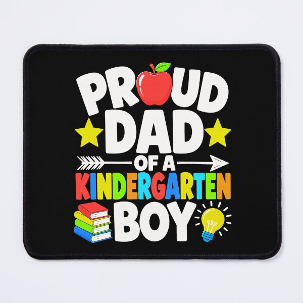 Item preview, Kindergarten Boy Proud Dad Shirt With Apple and Stars designed and sold by ROUX-ART.