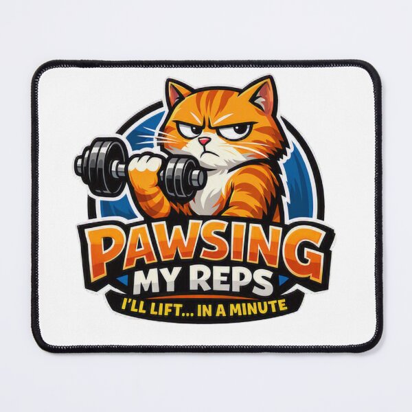 Item preview, One More Rep Said No One Ever Funny Sarcastic Gym Cat – Cat Lover Fitness Design designed and sold by AYACHI90.