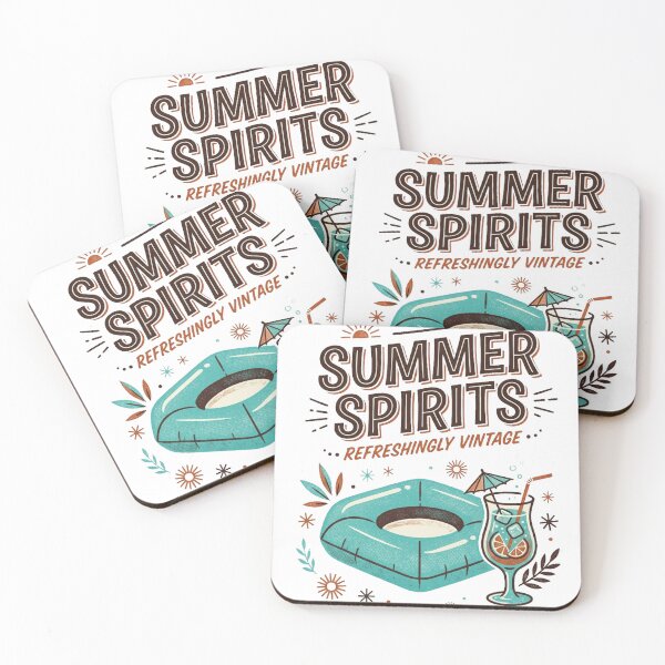Item preview, Summer Spirits – Refreshingly Vintage Pool Float Design designed and sold by @SHINTOSARTSTORE.