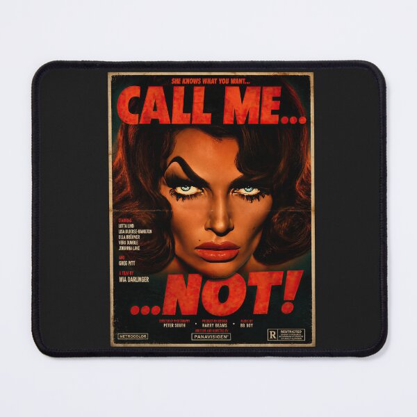 Item preview, Call Me… Not! – Retro Sarcasm Pinup designed and sold by obstinator.