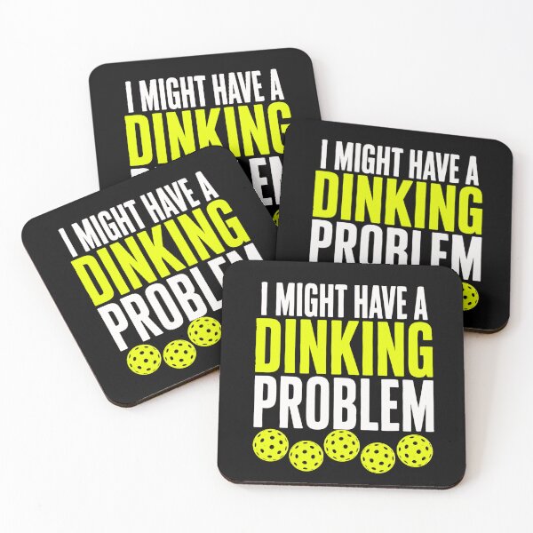 Item preview, pickleball problem retro bold paddle sport quote designed and sold by ROUX-ART.