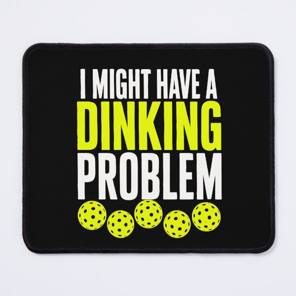 Item preview, pickleball problem retro bold paddle sport quote designed and sold by ROUX-ART.