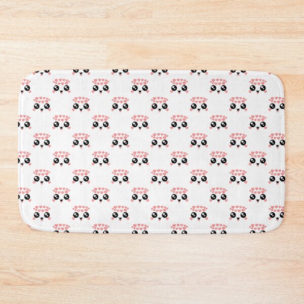 Item preview, Cute kawaii blushing happy in love face pattern designed and sold by BlushyPrint.