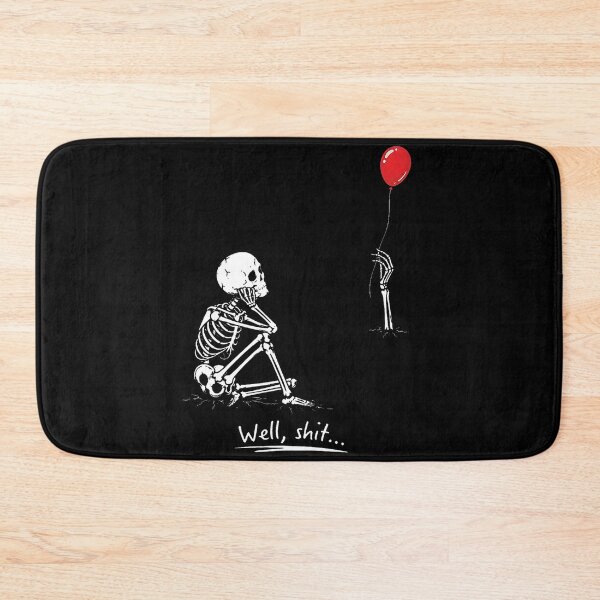 Item preview, Well Shit Skeleton Balloon Funny Halloween Meme designed and sold by Khescoiu.