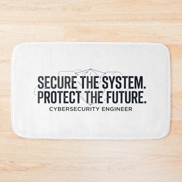 Item preview, Secure The System Protect The Future | Cybersecurity Engineer designed and sold by Amr Darwish Graphic designer.