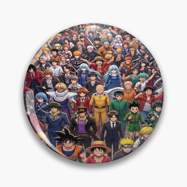 Item preview, Epic Journey of Legendary Heroes A Vibrant Alliance of Iconic Characters from Timeless Anime Worlds Uniting for an Adventure Beyond Imagination designed and sold by Matt_Smith.