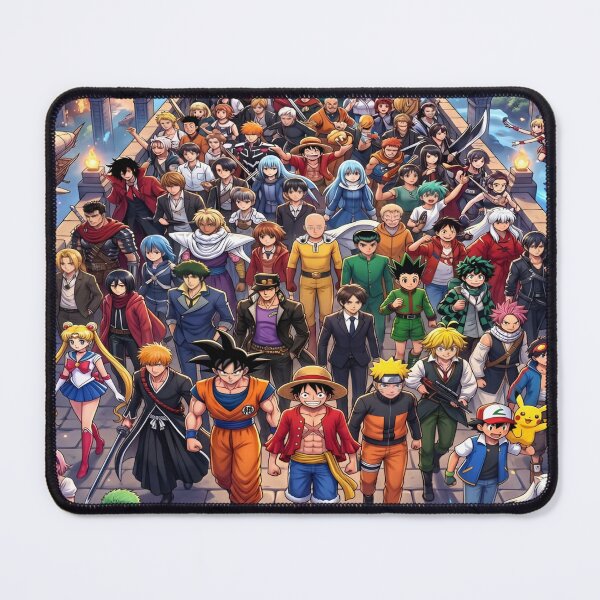 Item preview, Epic Journey of Legendary Heroes A Vibrant Alliance of Iconic Characters from Timeless Anime Worlds Uniting for an Adventure Beyond Imagination designed and sold by Matt_Smith.