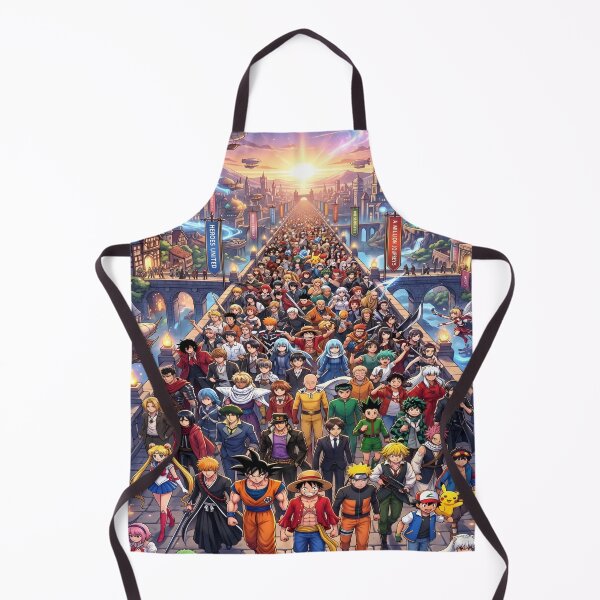 Item preview, Epic Journey of Legendary Heroes A Vibrant Alliance of Iconic Characters from Timeless Anime Worlds Uniting for an Adventure Beyond Imagination designed and sold by Matt_Smith.