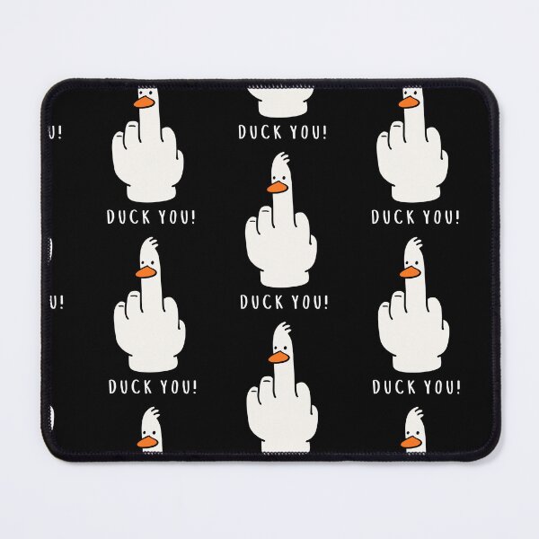 Item preview, Duck You Middle Finger Duck Meme | Funny Rude Goose Hand Art designed and sold by kuwagatamushi.