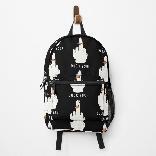 Item preview, Duck You Middle Finger Duck Meme | Funny Rude Goose Hand Art designed and sold by kuwagatamushi.