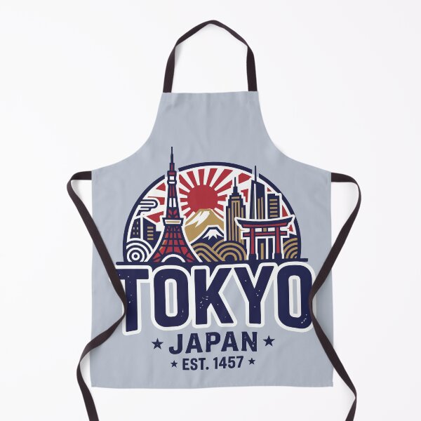 Item preview, Vintage Tokyo Japan Skyline & Mount Fuji Crest designed and sold by Amir Faysal.