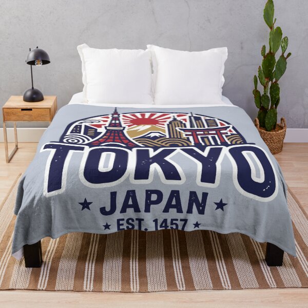 Item preview, Vintage Tokyo Japan Skyline & Mount Fuji Crest designed and sold by Amir Faysal.