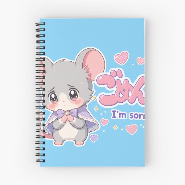 Item preview,  Chibi Fancy Rat Japanese 'I'm sorry' design cute kawaii designed and sold by Vintage Designs +.