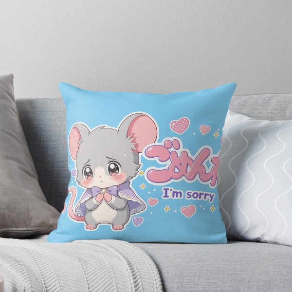 Item preview,  Chibi Fancy Rat Japanese 'I'm sorry' design cute kawaii designed and sold by Vintage Designs +.