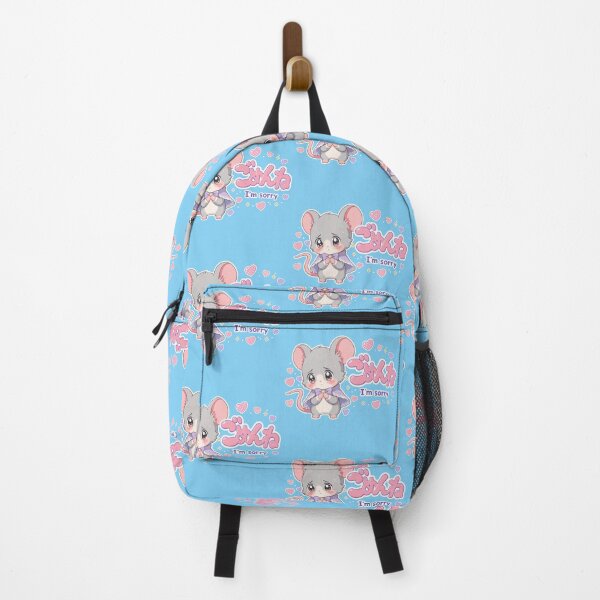 Item preview, Chibi Fancy Rat Japanese 'I'm sorry' design cute kawaii designed and sold by Vintage Designs +.