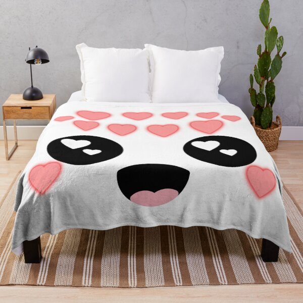 Item preview, Cute kawaii blushing smiling in love face designed and sold by BlushyPrint.