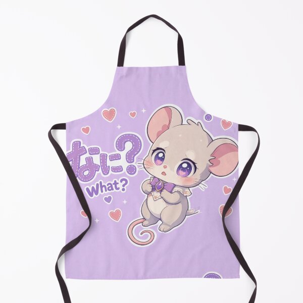 Item preview, Chibi Fancy Rat Japanese 'What?' design cute kawaii designed and sold by Vintage Designs +.