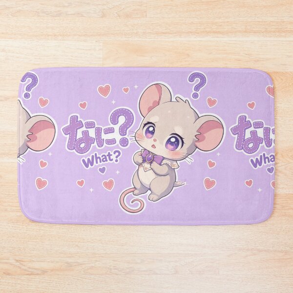 Item preview, Chibi Fancy Rat Japanese 'What?' design cute kawaii designed and sold by Vintage Designs +.