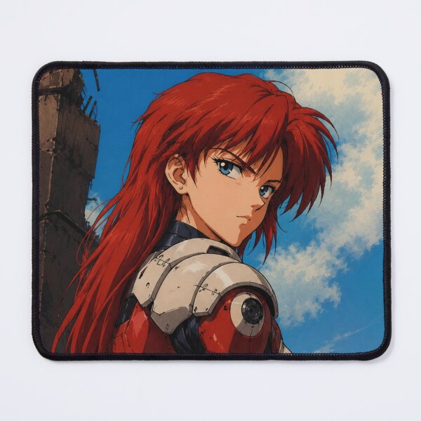Item preview, 90s Anime Redhead Mecha Girl designed and sold by bapupa.