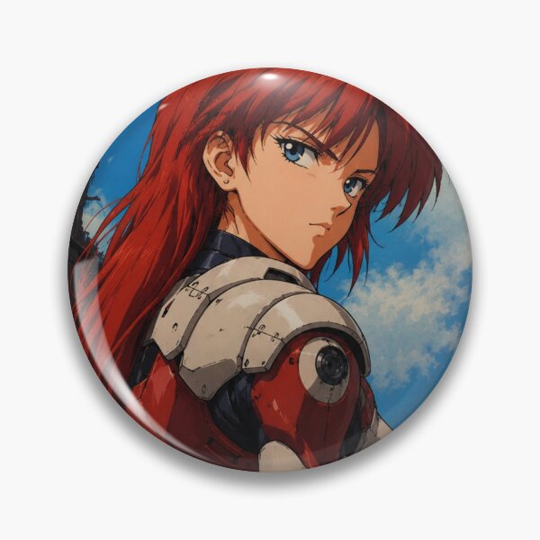 Item preview, 90s Anime Redhead Mecha Girl designed and sold by bapupa.
