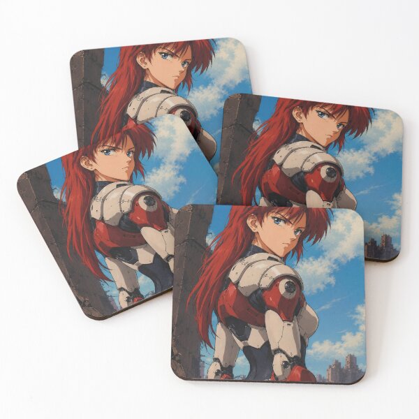 Item preview, 90s Anime Redhead Mecha Girl designed and sold by bapupa.