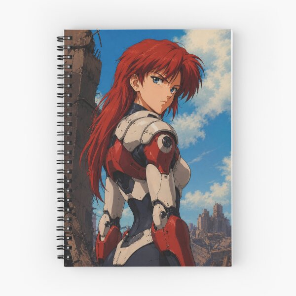 Item preview, 90s Anime Redhead Mecha Girl designed and sold by bapupa.