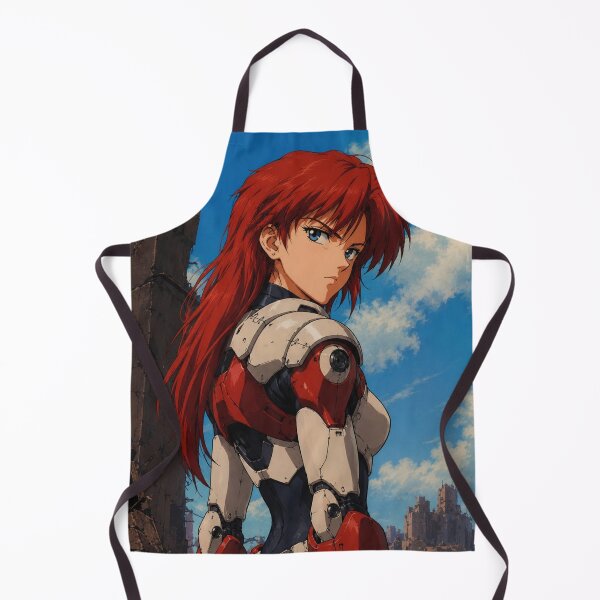 Item preview, 90s Anime Redhead Mecha Girl designed and sold by bapupa.
