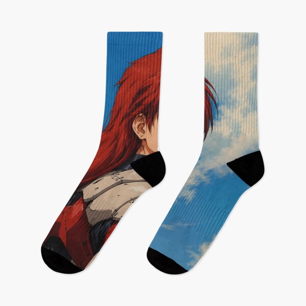 Item preview, 90s Anime Redhead Mecha Girl designed and sold by bapupa.
