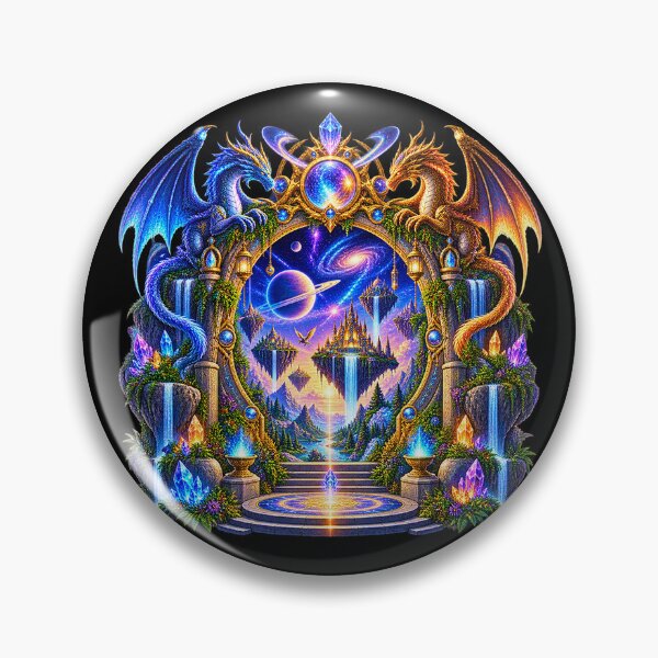 Item preview, Eternal Dragon Portal – Gate of Cosmic Realms designed and sold by TroviTutto.