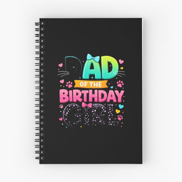 Item preview, Dad of the Birthday Girl Fun Typography Design designed and sold by OlyvieArt.