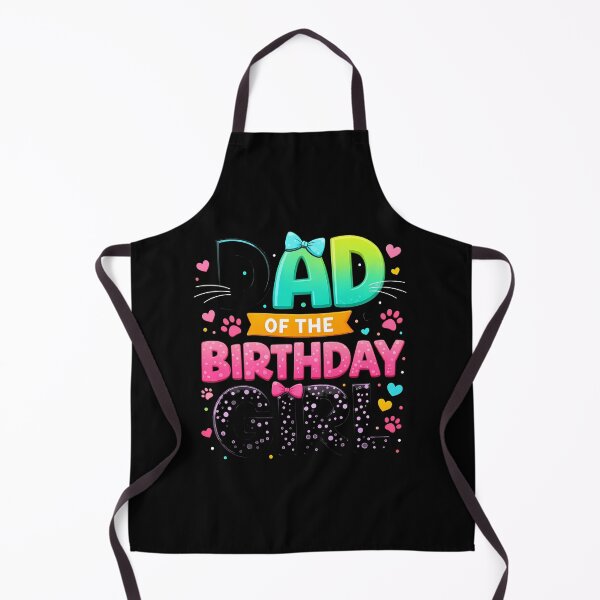 Item preview, Dad of the Birthday Girl Fun Typography Design designed and sold by OlyvieArt.