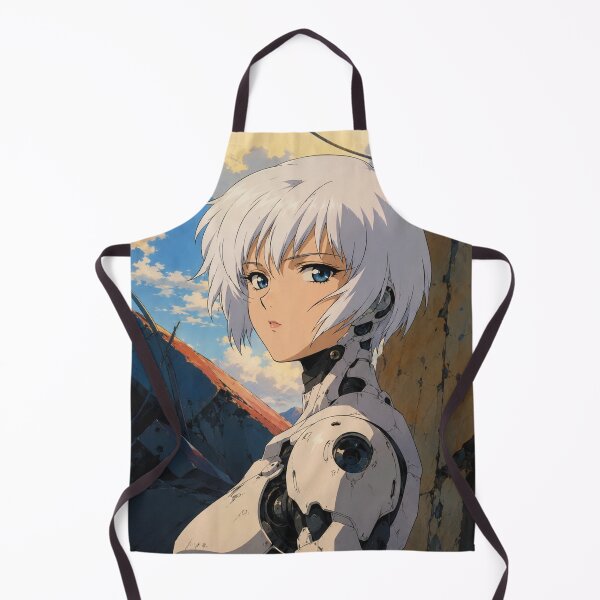Item preview, 90s Anime White Mecha Girl designed and sold by bapupa.