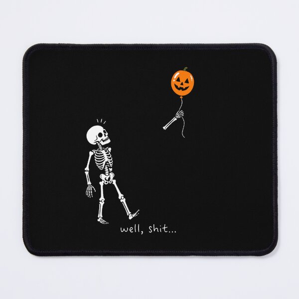 Item preview, Well Shit Skeleton Lost Balloon Gothic Halloween designed and sold by Khescoiu.
