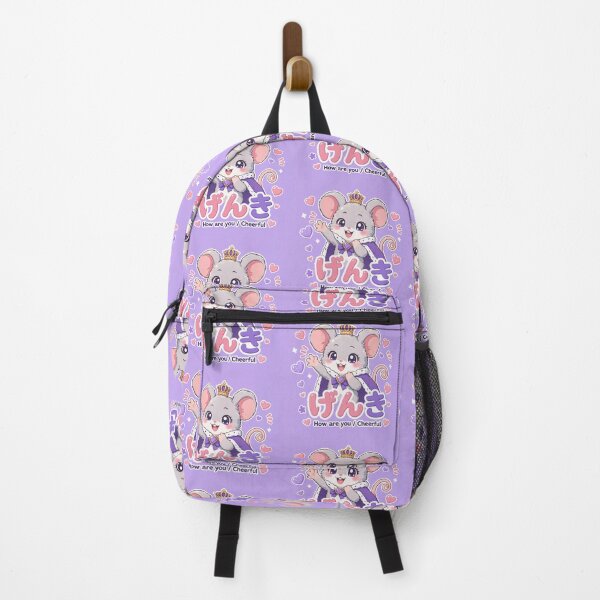 Item preview, Chibi Fancy Rat Japanese 'How are you cheeful?' design cute kawaii designed and sold by Vintage Designs +.